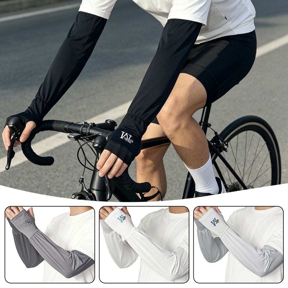 Cycling Gear Design - Ice Silk Cooling Sleeves For Women