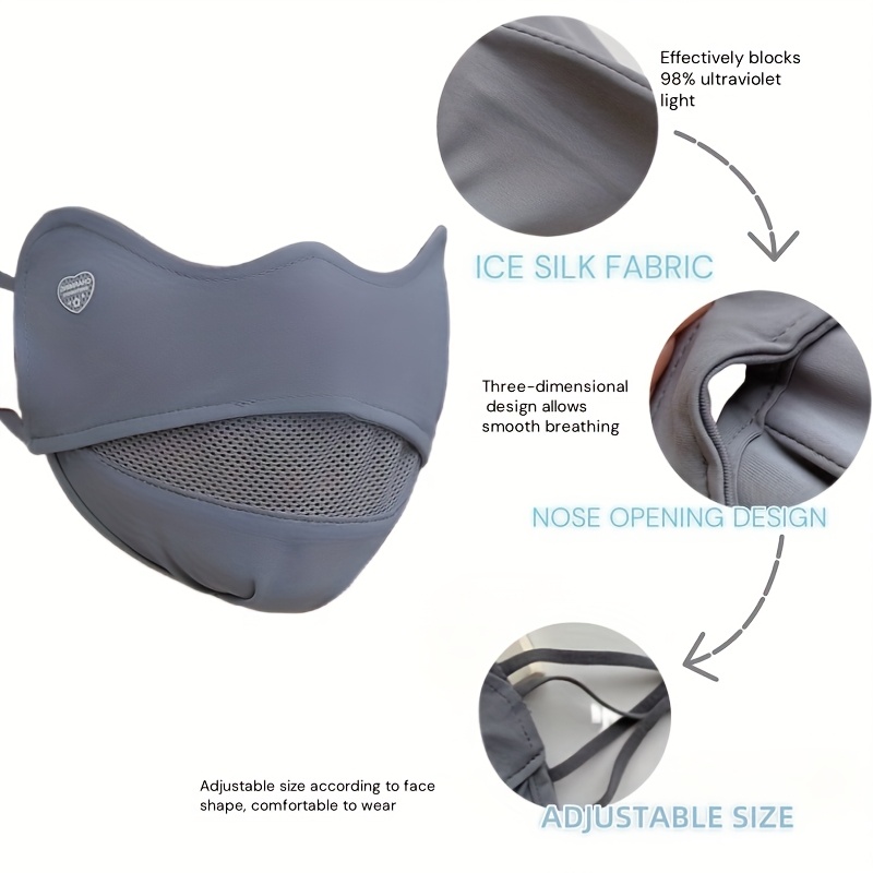 3DBreathable Ice Silk Mask wit - огляд і ціна Cycling Gear Design